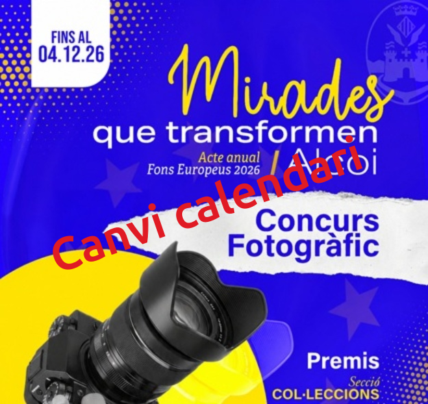 Canvi calendari Concurs «Mirades que transformen Alcoi»